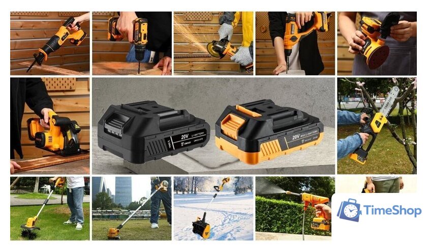 Снегоуборщик Deko ST21V 085-4444 (с 2-мя АКБ) - Изображение №5 — Интернет-магазин Time-Shop