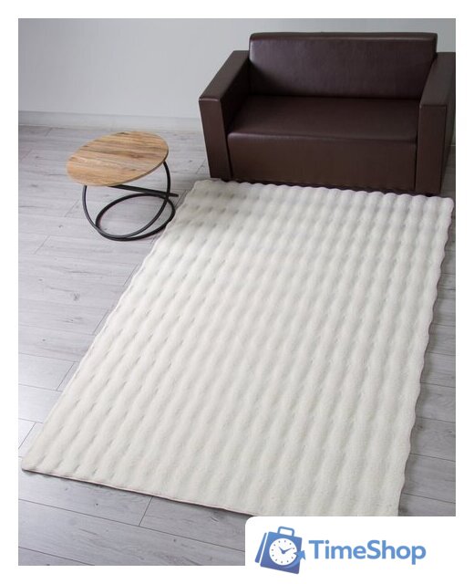 Ковер для жилой комнаты Pixel Bubble PX1001-STAN-CREAM (1.6x2.3) - Изображение №1 — Интернет-магазин Time-Shop