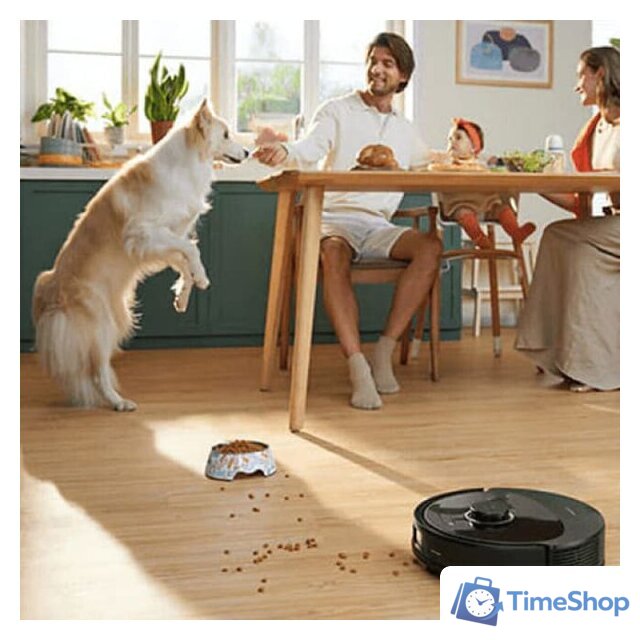 Робот-пылесос Roborock Q8 Max (с русской озвучкой, черный) - Изображение №3 — Интернет-магазин Time-Shop