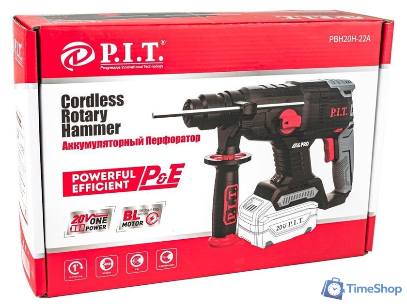Перфоратор P.I.T. PBH20H-22A Solo (без АКБ) - Изображение №4 — Интернет-магазин Time-Shop