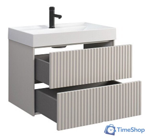  Belux Тумба под умывальник Сиртаки НП 70-02 (180, светлый миндаль матовый) - Изображение №2 — Интернет-магазин Time-Shop