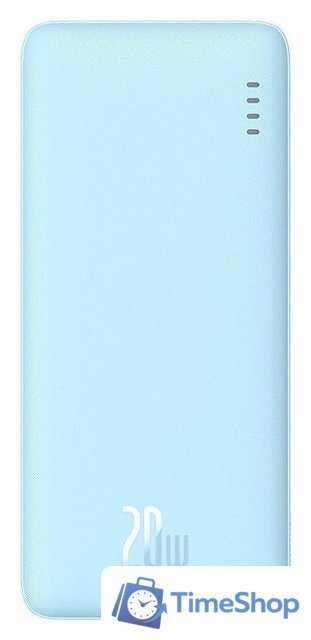 Внешний аккумулятор Baseus Airpow Fast Charge Power Bank 20W 20000mAh (голубой) - Изображение №1 — Интернет-магазин Time-Shop