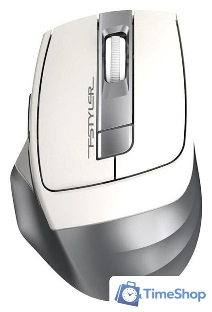 Мышь A4Tech Fstyler FG35 (белый/серебристый) - Изображение №1 — Интернет-магазин Time-Shop