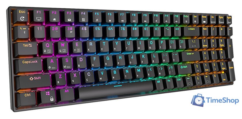 Клавиатура Royal Kludge RK100 RGB (черный, RK Red) - Изображение №2 — Интернет-магазин Time-Shop