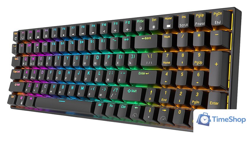 Клавиатура Royal Kludge RK100 RGB (черный, RK Red) - Изображение №3 — Интернет-магазин Time-Shop