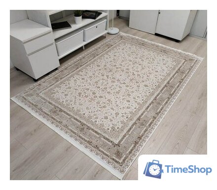 Ковер для жилой комнаты Radjab Carpet Арвен Прямоугольник PS23E 12008RK (3x4, Cream) - Изображение №3 — Интернет-магазин Time-Shop