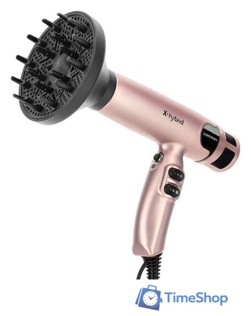 Фен Gamma Piu Hybrid PAGAMHYBRID_01 (розовый) - Изображение №6 — Интернет-магазин Time-Shop