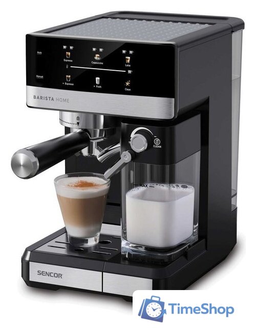 Рожковая кофеварка Sencor SES 4060BK - Изображение №1 — Интернет-магазин Time-Shop