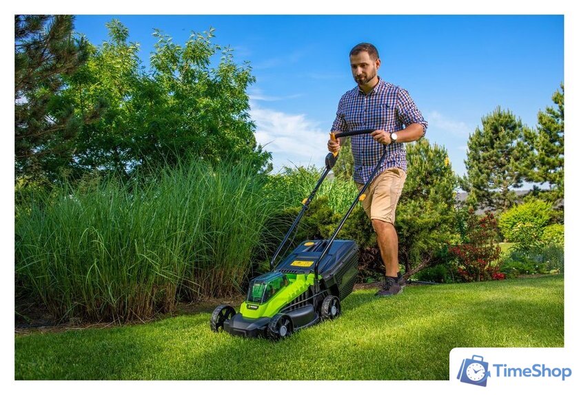 Газонокосилка Fieldmann FZR 70330-0 (без АКБ) - Изображение №10 — Интернет-магазин Time-Shop