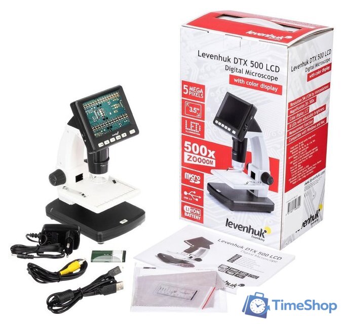 Микроскоп Levenhuk DTX 500 LCD 61024 - Изображение №3 — Интернет-магазин Time-Shop