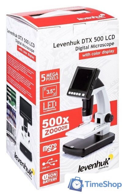 Микроскоп Levenhuk DTX 500 LCD 61024 - Изображение №12 — Интернет-магазин Time-Shop
