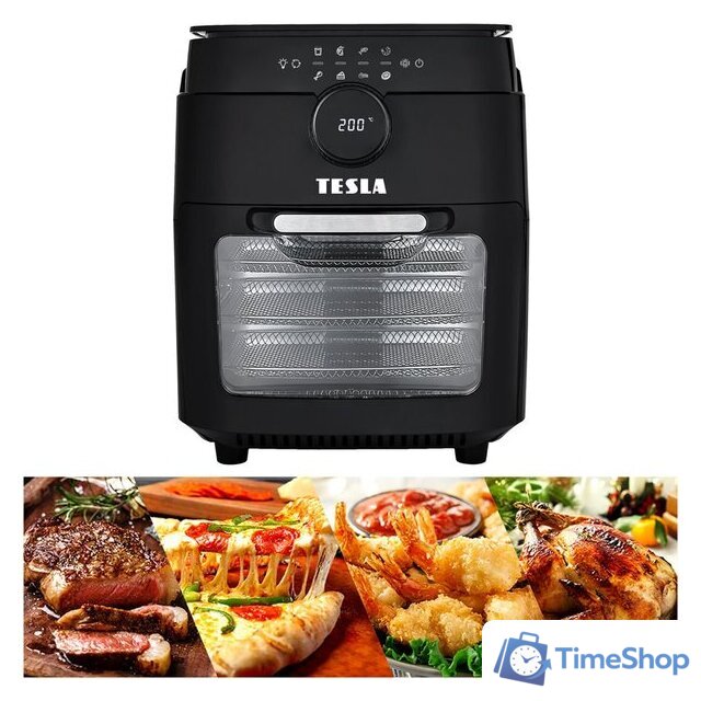 Аэрогриль (аэрофритюрница) Tesla Electronics AirCook Grill QG800 - Изображение №4 — Интернет-магазин Time-Shop