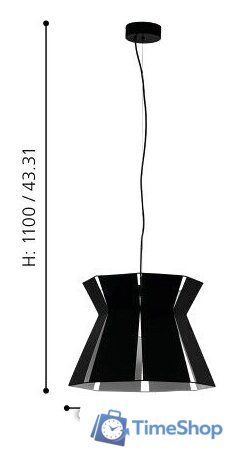 Подвесная люстра Eglo Valecrosia 99081 - Изображение №3 — Интернет-магазин Time-Shop