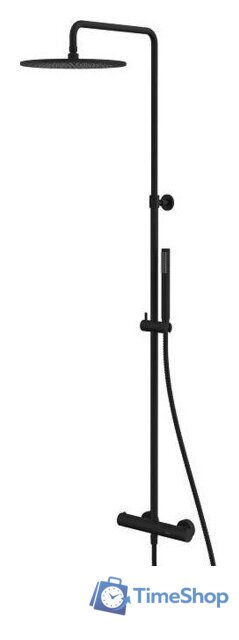 Душевая система  Whitecross Y1254BL (черный матовый) - Изображение №1 — Интернет-магазин Time-Shop