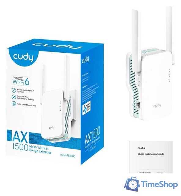 Усилитель Wi-Fi Cudy RE1500 1.0 - Изображение №5 — Интернет-магазин Time-Shop