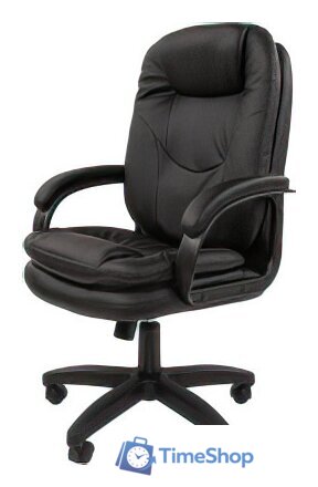 Офисное кресло CHAIRMAN 668LT N (экопремиум черный) - Изображение №2 — Интернет-магазин Time-Shop