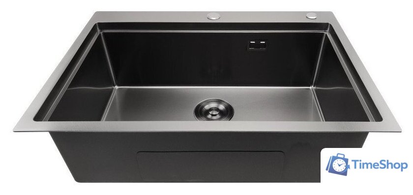 Кухонная мойка Stellar S7050NB-A (нано черный, c доской) - Изображение №7 — Интернет-магазин Time-Shop