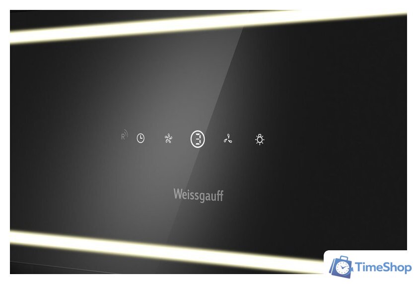 Кухонная вытяжка Weissgauff Quadra 600 Touch Black Glass - Изображение №15 — Интернет-магазин Time-Shop