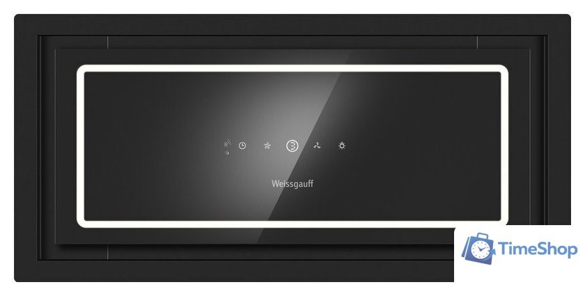 Кухонная вытяжка Weissgauff Quadra 600 Touch Black Glass - Изображение №16 — Интернет-магазин Time-Shop