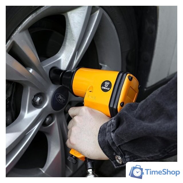  Deko Premium SET 34 018-0908 (прямая пневмошлифмашинка, пневмотрещотка, пневмодолото, пневмогайковерт) - Изображение №4 — Интернет-магазин Time-Shop