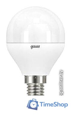 Светодиодная лампочка Gauss LED Globe E14 9.5 Вт 3000 К 105101110 - Изображение №1 — Интернет-магазин Time-Shop