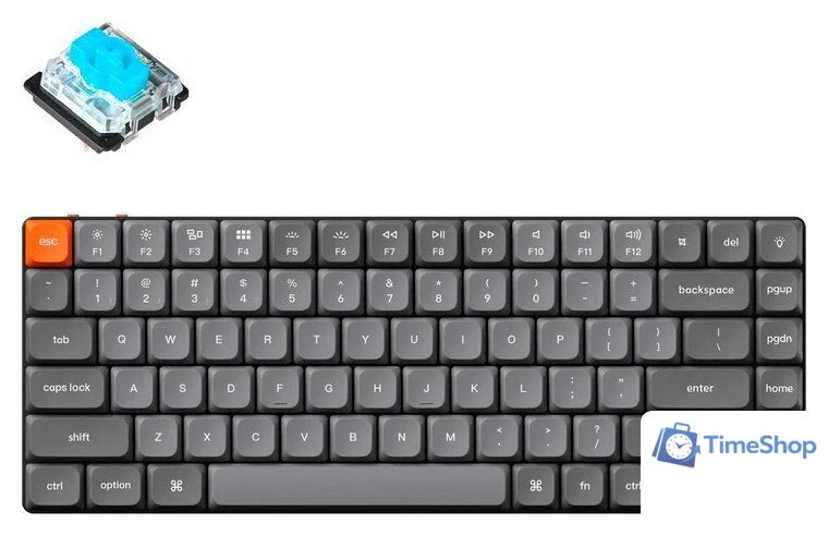 Клавиатура Keychron K3 Max RGB K3M-H2-RU (Gateron Low Profile Blue) - Изображение №1 — Интернет-магазин Time-Shop