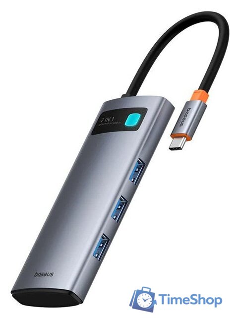 Док-станция Baseus UltraJoy Series 7-Port Hub B00030708811-00 - Изображение №1 — Интернет-магазин Time-Shop