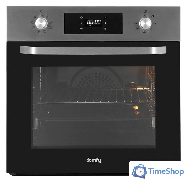 Электрический духовой шкаф Domfy DM6642EO IX - Изображение №1 — Интернет-магазин Time-Shop