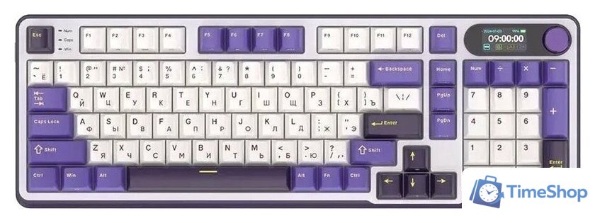 Клавиатура Royal Kludge RK-S98 RGB Blackberry (RK Chartreuse) - Изображение №1 — Интернет-магазин Time-Shop