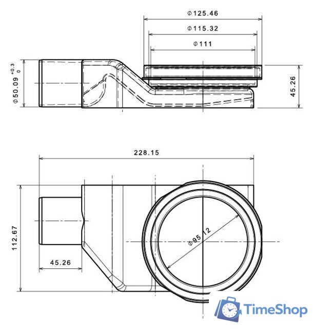 Трап/канал Pestan Betto by Pestan Line 650 263886 13702510 - Изображение №9 — Интернет-магазин Time-Shop