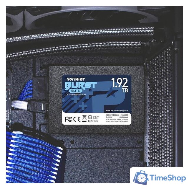 SSD Patriot Burst Elite 1.92TB PBE192TS25SSDR - Изображение №5 — Интернет-магазин Time-Shop
