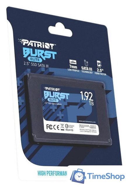 SSD Patriot Burst Elite 1.92TB PBE192TS25SSDR - Изображение №7 — Интернет-магазин Time-Shop