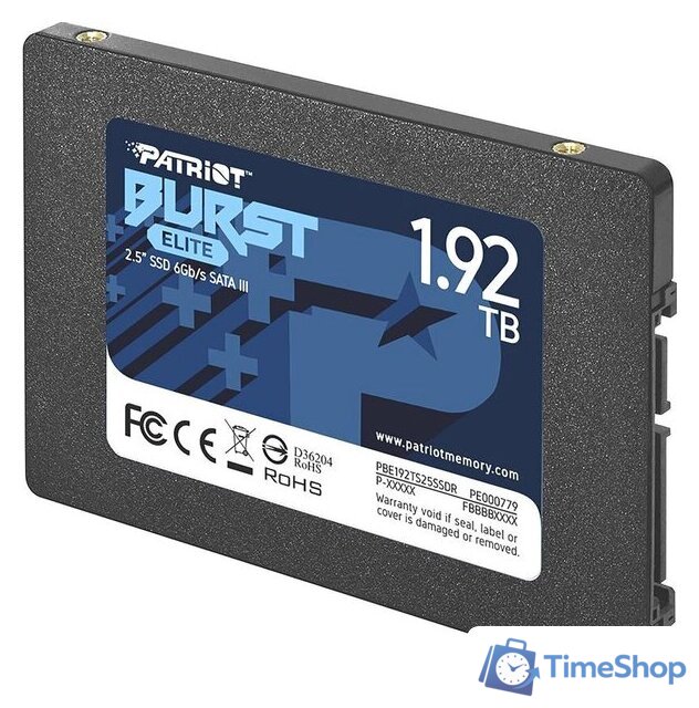 SSD Patriot Burst Elite 1.92TB PBE192TS25SSDR - Изображение №3 — Интернет-магазин Time-Shop