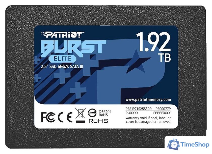 SSD Patriot Burst Elite 1.92TB PBE192TS25SSDR - Изображение №1 — Интернет-магазин Time-Shop
