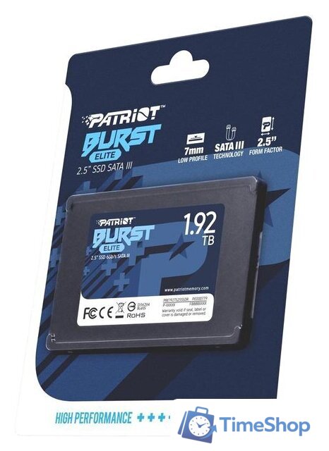 SSD Patriot Burst Elite 1.92TB PBE192TS25SSDR - Изображение №8 — Интернет-магазин Time-Shop