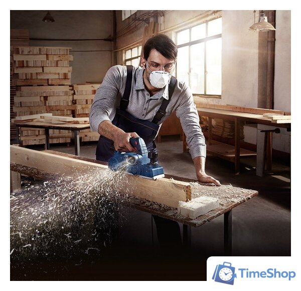 Рубанок Bosch GHO 6500 Professional [0601596000] - Изображение №4 — Интернет-магазин Time-Shop