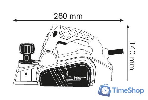 Рубанок Bosch GHO 6500 Professional [0601596000] - Изображение №8 — Интернет-магазин Time-Shop