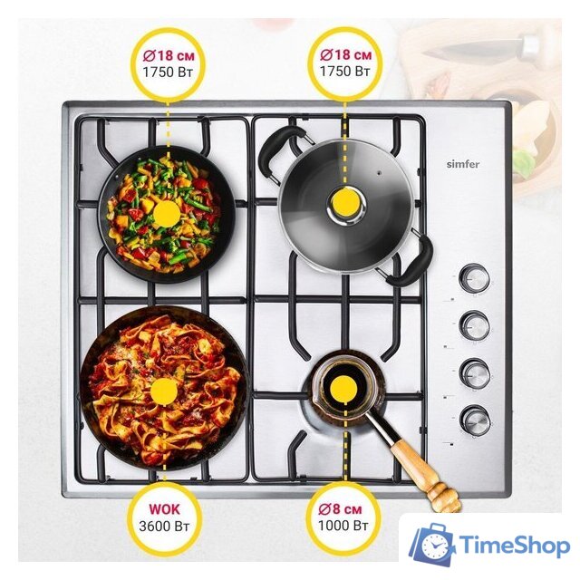 Варочная панель Simfer H60Q41M571 - Изображение №3 — Интернет-магазин Time-Shop