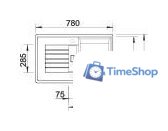 Кухонная мойка Blanco Zia 45 S 526012 (черный, клапан-автомат) - Изображение №8 — Интернет-магазин Time-Shop