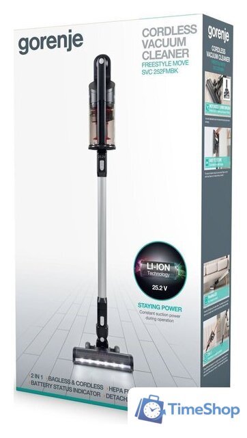 Пылесос Gorenje SVC252FMBK - Изображение №6 — Интернет-магазин Time-Shop