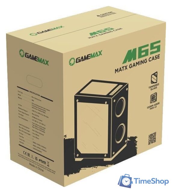 Корпус GameMax M65 (черный) - Изображение №10 — Интернет-магазин Time-Shop