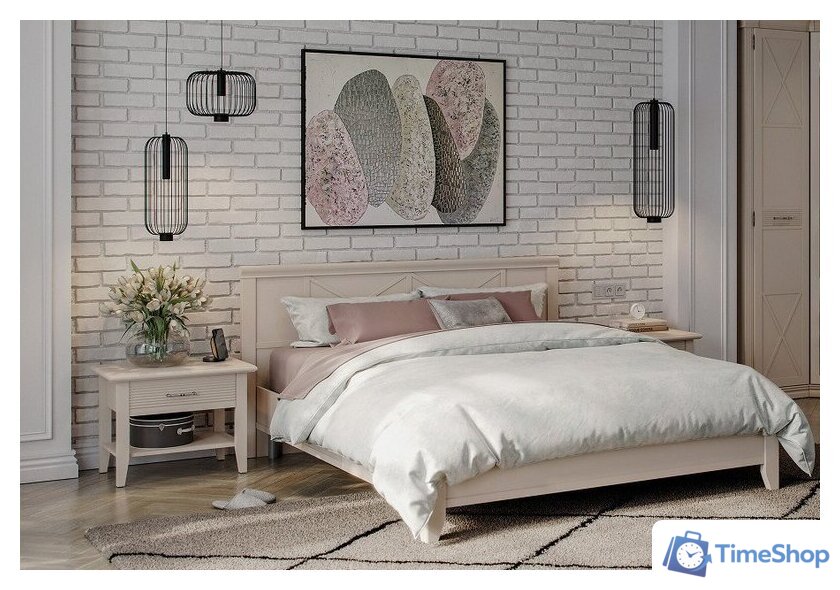 Тумба Ангстрем Кантри спальня КА-300.09 (Я16) исп.9 (кашемир серый) - Изображение №2 — Интернет-магазин Time-Shop