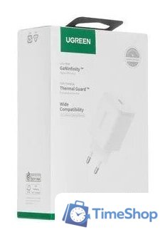 Сетевое зарядное Ugreen X524 65053 (белый) - Изображение №5 — Интернет-магазин Time-Shop