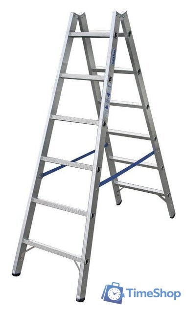 Лестница-стремянка Krause Stabilo с перекладинами 2х6 ступеней - Изображение №1 — Интернет-магазин Time-Shop