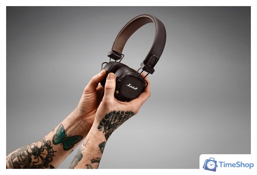 Наушники Marshall Major IV (коричневый) - Изображение №6 — Интернет-магазин Time-Shop