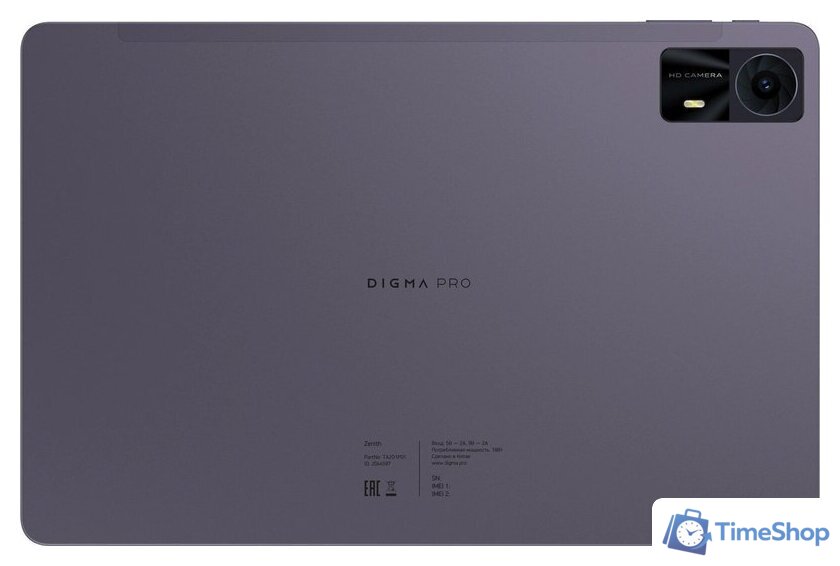 Планшет Digma Pro Zenith 4G 6GB/128GB (темно-серый) - Изображение №3 — Интернет-магазин Time-Shop