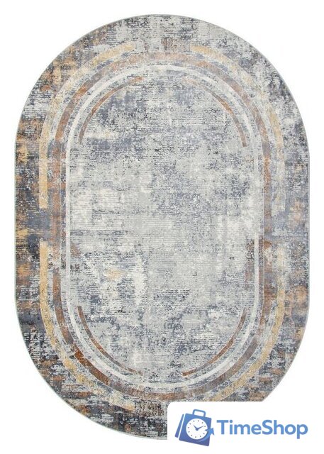 Ковер для жилой комнаты Merinos Zumma F258-OVAL-ORANGE (1.6х2.3) - Изображение №1 — Интернет-магазин Time-Shop