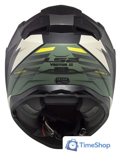 Мотошлем LS2 FF811 Vector II Absolute (S, матовый черный/серебристый) - Изображение №9 — Интернет-магазин Time-Shop