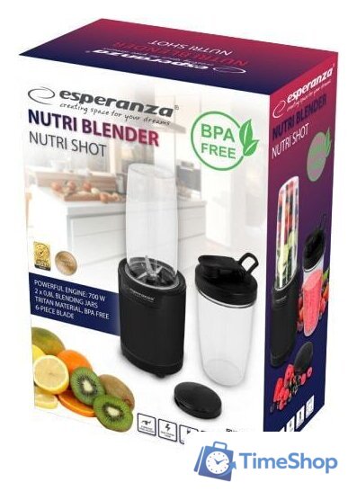 Стационарный блендер Esperanza Nutri Blender Nutri Shot - Изображение №4 — Интернет-магазин Time-Shop