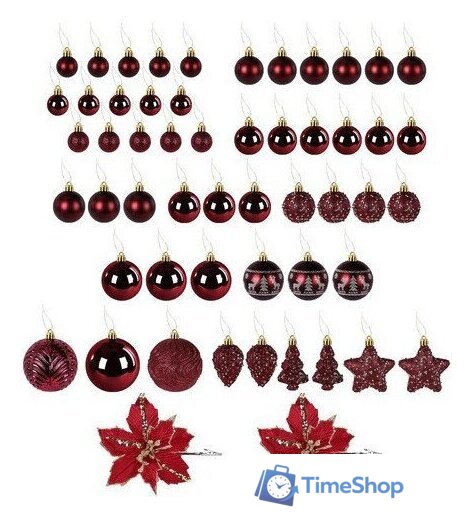 Елочная игрушка Золотая сказка Burgundy Style 592591 (бордо) - Изображение №3 — Интернет-магазин Time-Shop